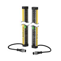 Banner Engineering SLC4P14-240P44 Safety Light Curtains SLC4 Type 4 Safety Light Curtain, Pair; Resolution: 14 mm; Response (Tr): 10 ms; Range: 0.1 to 2 m (4 in to 6.5 ft); Height: 240 mm (9.4 in); 300 mm (1 ft) 4-pin M12 Pigtail QD; Mounting Hardware Ordered Separately