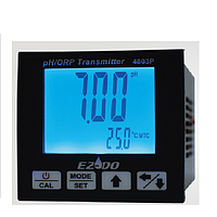 EZDO 4803P pH/ORP/Temp 4-20mA Transmitter (-2.00~16.00 pH, -1999~1999 mV, 0~110°C)