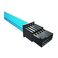 Samtec SFSDT-05-30-H-12.00-DR-NDX Double Row Discrete Cable 0.50" Tiger Eye(TM) Double Row Discrete Wire Cable Assembly