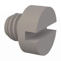 Essentra Components 50M060100D005 Machine Screw Cheese Slotted Screw, M6 X 1 Thread, 5mm Lg