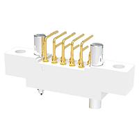 AirBorn IW-2R0-14-SVT9-JTA Receptacles 7x7 Position Receptacle, PCB Connector, Vertical PTH 0.140"/3.572mm without Mounting, Turning Jackset