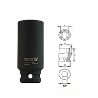 Yato YT-1048 Hexagonal deep impact socket 1/2" (28mm)