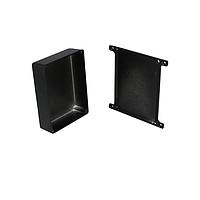 Bud Industries CU-5473 Enclosures Econobox Diecast Aluminum Box with Mounting Bracket Cover (4.7 X 3.7 X 1.3 In)