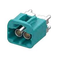Rosenberger AMS19B-40MZ5-D PCB Connectors Straight HFM Double Plug PCB with Housing; Claret Violet