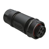 Amphenol SINE Systems FLS6BS14N4S03 Connectors 4 POS PLUG