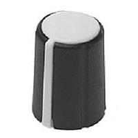 Davies Molding 1226-K Cylindrical Knob S/T Control Knob 1/4" Flat to 5/32