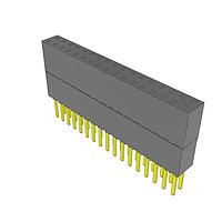Samtec ESW-117-34-G-D Sockets .100" Elevated Socket Strip