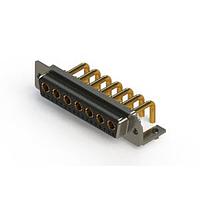 EDAC 630-24W7250-2NB Mixed Contact D-Sub Connectors Right-angle Power Combo D-Sub Connector