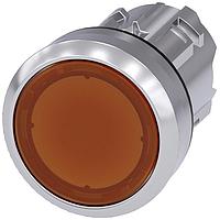 SIEMENS A6X30141000 Flat Button ILLUMINATED PUSHBUTTON. AMBER