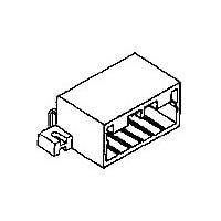 AMP Connectors - TE Connectivity 175783-1 Connectors 070 MLC CAP H ASY SGL 6P NAT.