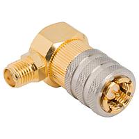 Amphenol RF 901-10656 RF Adapters - In Series Quick Connect RA SMA Adapter 50 Ohm