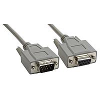 Amphenol Cables on Demand CS-DSDMDB09MF-005 Serial Cable DELUXE DB9 M/F MOLDED 5'