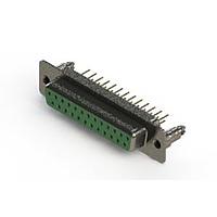 EDAC 628-M25-621-GT5 D-Sub Connectors - Standard Density Vertical Machined D-Sub Connector