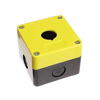 Carlo Gavazzi PBBOX1HBY Box 1 HOLE PB BOX BLACK BASE YELLOW COVER