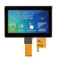 Riverdi RVT70HSTNWC00-B TFT LCD Display Modules RGB,UxTouch, ILI2132 , Optical Bonding, uxTouch,Anti-UV