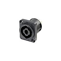 NEUTRIK NL4MPXX-UC Speaker Connectors Receptacle speakON 4 pole - square flange - V-0 insert - upper current