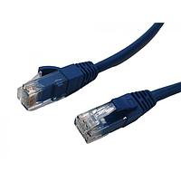 Amphenol Commercial Products RJE1Y36915162401 Ethernet Cables / Networking Cables RJ-RJ Ethernet Cable assembly, CAT6A, Round, Blue,Overmoulded,Unshielded, Length = 3 Feet