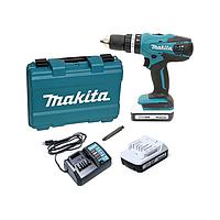 MAKITA HP488DWE Cordless Hammer Driver Drill (BL1815G*2+DC18WA; 18V)