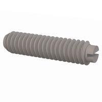 Essentra Components 012520S100 Set Screw Set Screw, Slotted Head, 1/4-20 Thread, 1 Lg