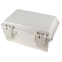 Bud Industries NBF-32220 Electrical Enclosures NEMA Enclosure ABS Poly Blend with Clear Polycarbonate Door (12 X 8 X 8 In)