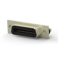 AMP Connectors - TE Connectivity 5554501-1 Receptacle VERTICAL MOUNT 24P screw lock 6-32