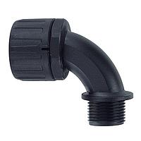 HellermannTyton 166-90100 Elbow, 90 Degree HG100-90-1000 NM FIT-BLK-10PK