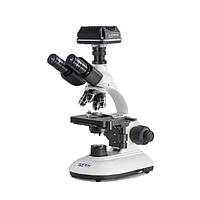 KERN OBE 134T241 Transmitted Light Microscope (5 MP; 4 x, 10 x, 40 x, 100 x)