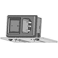 Schurter KP01.1152.11 Inlets SCREW-ON PCB 2-POLE