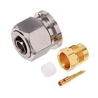 Radiall R143054700 Connectors TNC 18 / STRAIGHT PLUG SOLDER TYPE CABLE .250