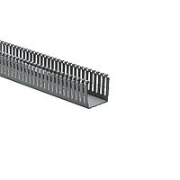 HellermannTyton 184-22001 High Density Slotted Wall Wiring Duct High Density Slotted Wall Wiring Duct, 2" x 2", Adhesive, PVC, Gray, 30ft/Box