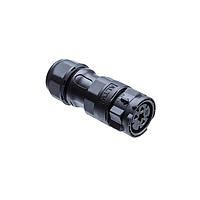 Amphenol LTW DC-02BMMA-QL8MPP Standard Circular Connector X-Lok, Large Size, Plastic, 20A, 02 pins, Male Connector, Male Contact, Straight, Push Lock, Crimp, Field Installable, F10.0 - F12.0mm, IP68