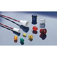 VCC CNX440-X02-4-1-08 Holders with Wire Leads LED Conn, Wired 8in. 24AWG Stripped