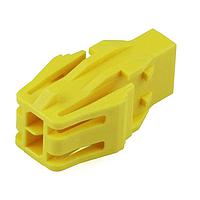 Molex 215922-0240 Plug Housing Micro-Fit+ Versa Color Plug Housing Dual Row 2 Ckts Panel Mount Ears GloWire Ylw