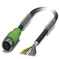PHOENIX CONTACT 1522888 Sensor Cables / Actuator Cables SAC-8P- 5.0-PUR/M12 FS SH