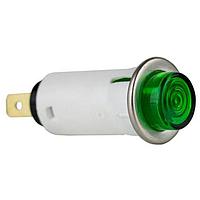 VCC 32R-2112T Panel Mount Indicator Lamps PMI RND .5" Neon 125V Tab Green Hi-Hat