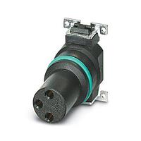 PHOENIX CONTACT 1412227 Straight SACC-CIP-M8FS-3PSMDT W/ GSKT SOCKET-TRAY