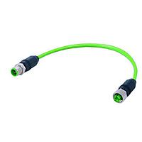 HARTING 21342627840015 Sensor Cables / Actuator Cables M12 Y-cod 8-pol st/st m/f PUR 1.5m
