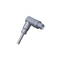 Amphenol LTW M12D-04BMMM-PR8B01 Sensor Cables / Actuator Cables Circular Metric Connector MPronto-12 (M12 Push Pull), D Code, Metal, 4A, 04 pins, Male Connector, Male Contact, Right Angle, Overmolded, Length 1000mm, IP68 Mated