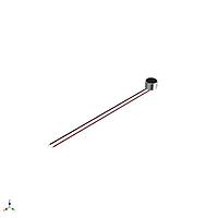 PUI Audio AOM-6738L-LW100-R Microphones MICROPHONE -38DB 1.5VDC .5MA 2.2KOHM