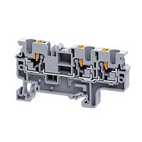 Altech CP4/3/O Multiple Connection Terminal Block DIN Term Blk Push-In 3 Conn