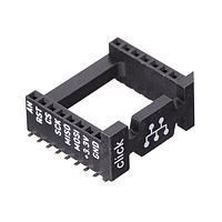 Mikroe MIKROE-4248 Sockets & Adapters SOCKET mikroBUS 16 SMD