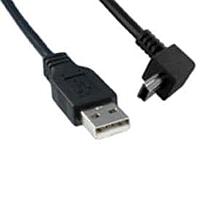Qualtek Electronics 3021073-06 USB 2.0 USB 2.0 M TO M ANGLD 6FT CORD BLACK