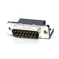 Amphenol Commercial Products D15P13B6UA00LF Plug DSUB RA SOLDR 15P PLUG