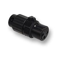 Switchcraft AAA3FBWWLP Connectors AAA Low Profile 3pin FML black w/ white