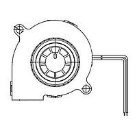 Sunon EF50151B3-1B00U-A99 DC Blower Blower, 50x50x15mm, 12VDC, 2.6CFM, 0.18"H2O, Ball, Wire, Auto Restart