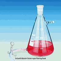SciLab SL.Fla2467 Joint Filter Flask, Bottom Outlet-type, 10, 000ml, 24/29