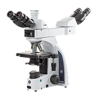 Meiji Techno MT-61/TH-2BB Dual Head Back-to-Back Trinocular Biological Upright Brightfield Compound Teaching Microscope (4X, 10X, 40X, 100X oil)