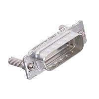 Amphenol CONEC 165X16919X EMI/RFI Shielded Cap DSUB SHLDCAP 9-50POS F.SH SZ1-5 MET/JKSCR