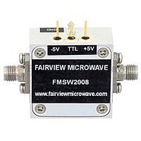 FairviewMicrowave  FMSW2008  SMA PIN Diode Switch SPST (50 Ohm, 50 MHz - 26.5 GHz, +27 dBm, SMA Female)