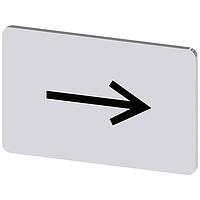 SIEMENS 3SU19000AD810QR0 Labeling Plate, Arrow Right INSCR LABEL,17.5X27MM,SYMB: ARROW RIGHT